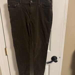 Banana Republic Skinny Corduroy Pants - Rich Brown